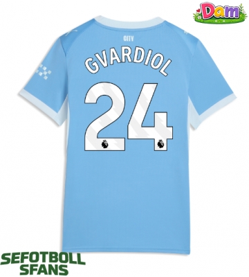 Manchester City Josko Gvardiol #24 Hemmatröja Kvinnor 2026-27 Kortärmad